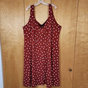 Love & legend sleeveless dress polkadot